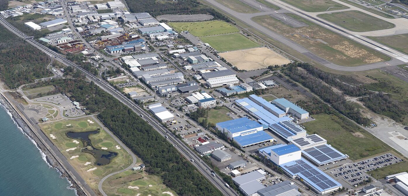 小松鉄工団地上空写真